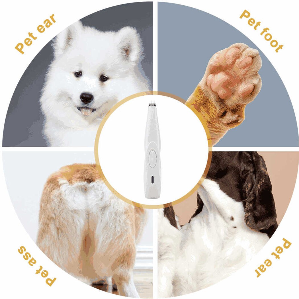 Elektrische Pet Hair Trimmer Creatieve Professionele Pet Grooming Clipper Hond Grooming Scheerapparaat Usb Opladen Huisdier Tondeuse