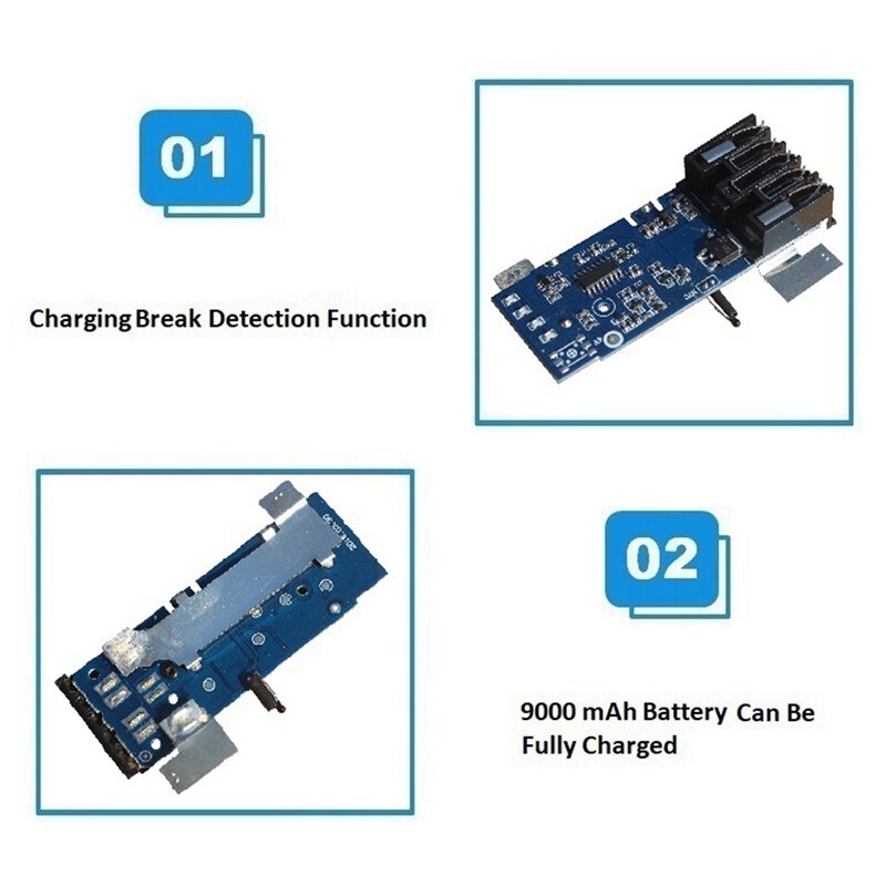 M18 batterij printplaat oplaadbeveiligingsprintplaat voor milwaukee 48-11-1815 m18 18v 1.5ah 3.0ah 5ah 6ah