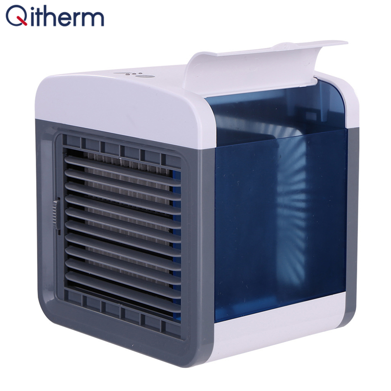 Usb luftkøleventilator praktisk klimaanlæg luftfugter plads let kølig renser luftkølingsventilator til hjemmekontor bærbar