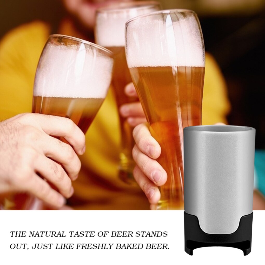Enfriador de cerveza portátil, máquina de espuma de cerveza, uso con propósito especial para cervezas embotelladas y enlatadas, 1 ud.