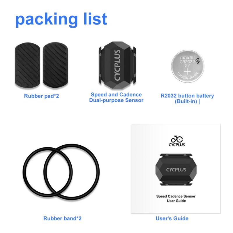 CYCPLUS Intelligent Speed Cadence M2 Bike GPS Computer Cycling Speedometer Bluetooth ANT+ Wireless Speed Cadence Sensor