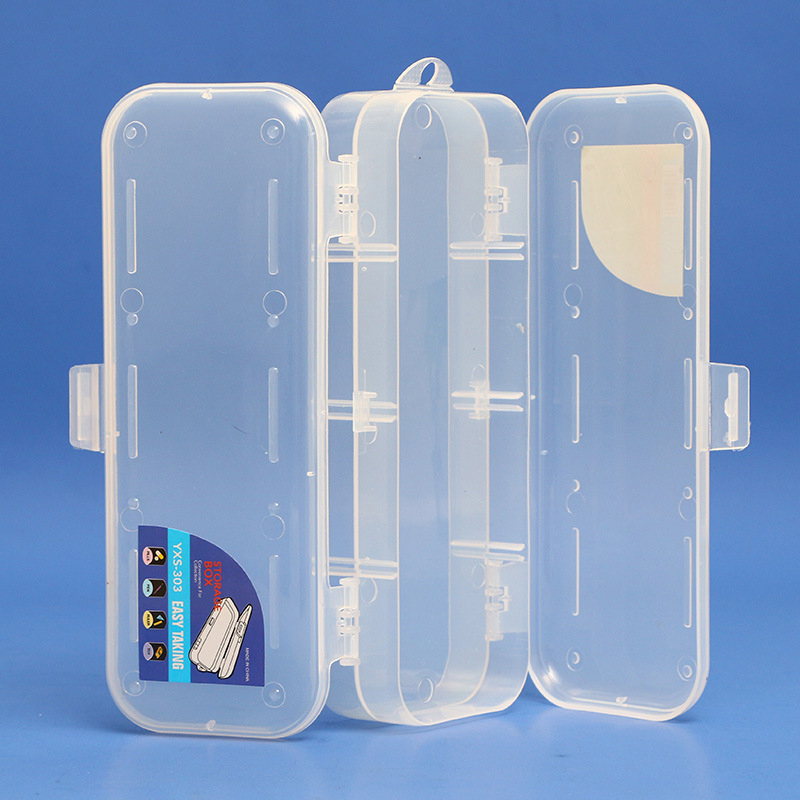 Transparente estuche escolar Estudiante de gran capacidad estuche lapices Doble lado lapiceras PP de plástico estuches papeleria cartucheras para lapices escolares