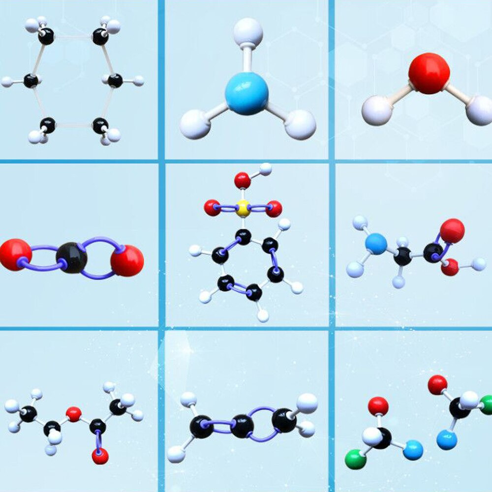 Moleculaire Model Kit Pp Chemie Moleculaire Model Kit Organische En Anorganische Modellering Set Wetenschap Onderwijs Leermiddelen