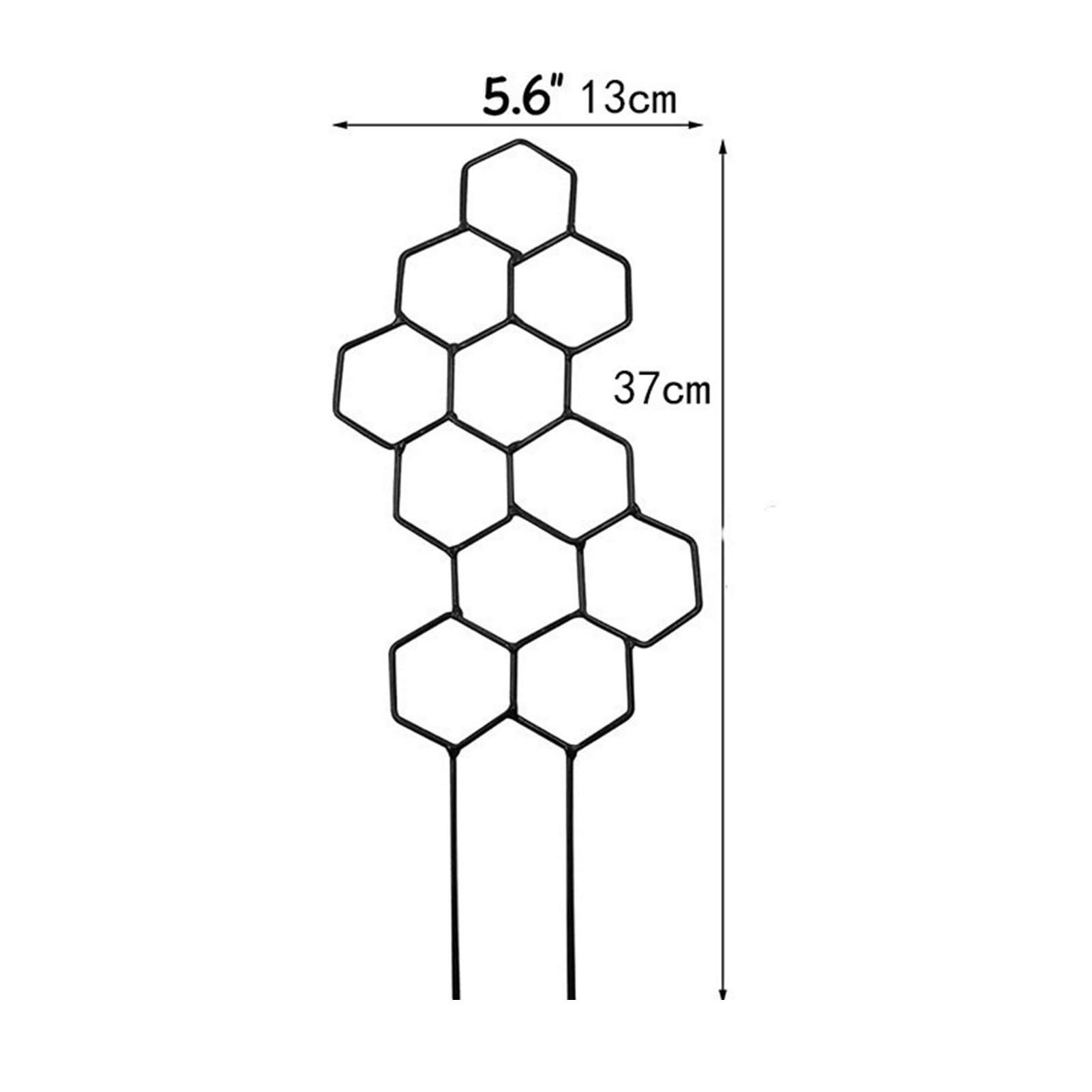Klimplant Trellis Plant Ondersteuning Tuin Staak Stand Klimrek Ijzeren Bloem Trellis Frame Standhouder Tuin Decor: WHITE