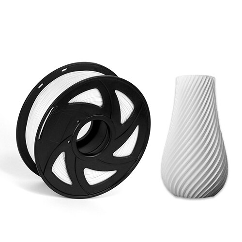 1kg-PLA filament 1.75MM plastic Rubber Consumables Material 3D carbon fiber 3d filament 1.75 impressora 3d filament for print: PLA 1KG White