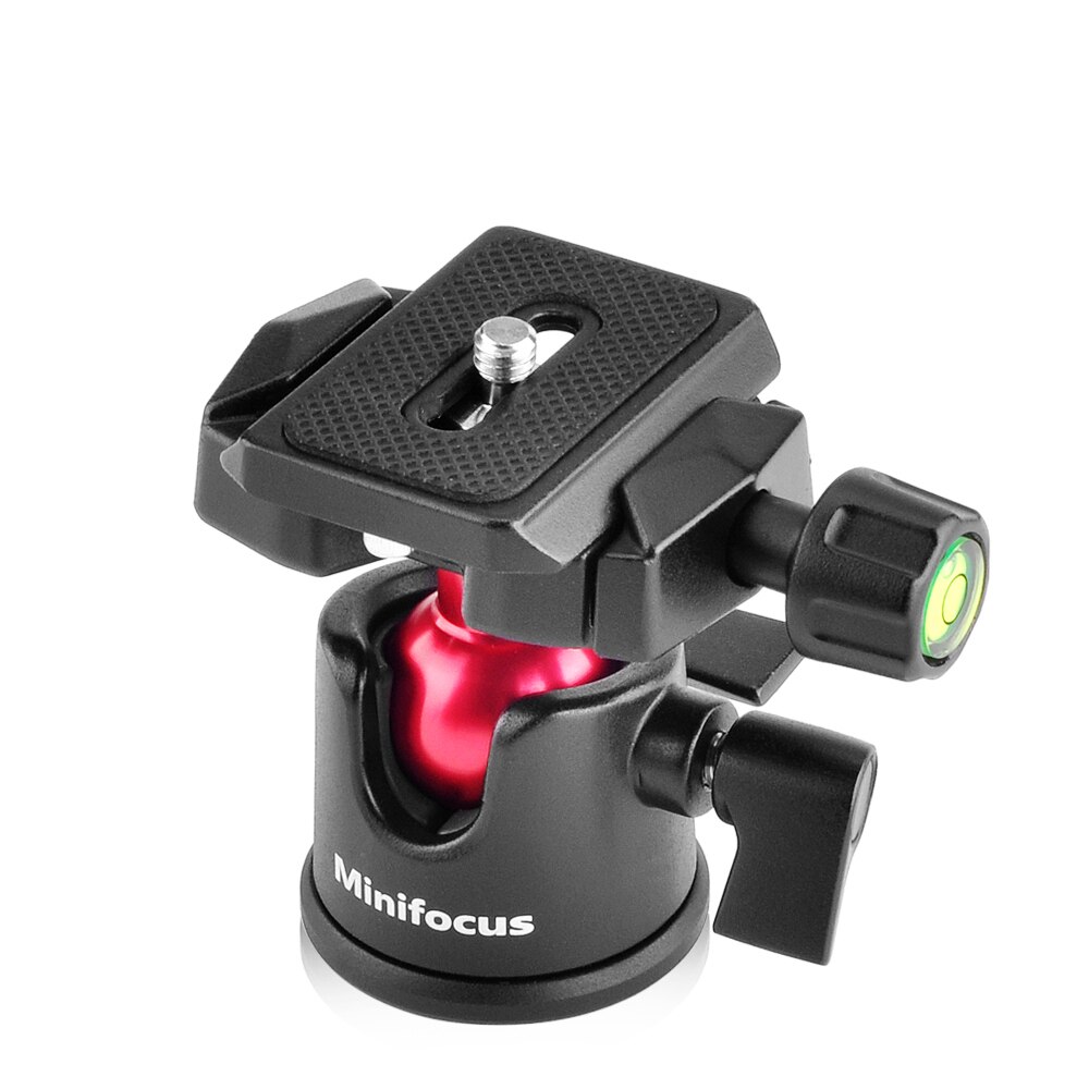 Kamera wideo statyw mini piłka głowy 360 stopni panoramiczny głowica kulowa Arca typu płytka szybki uwolnienie dla lustrzanka cyfrowa statyw kamery Monopod