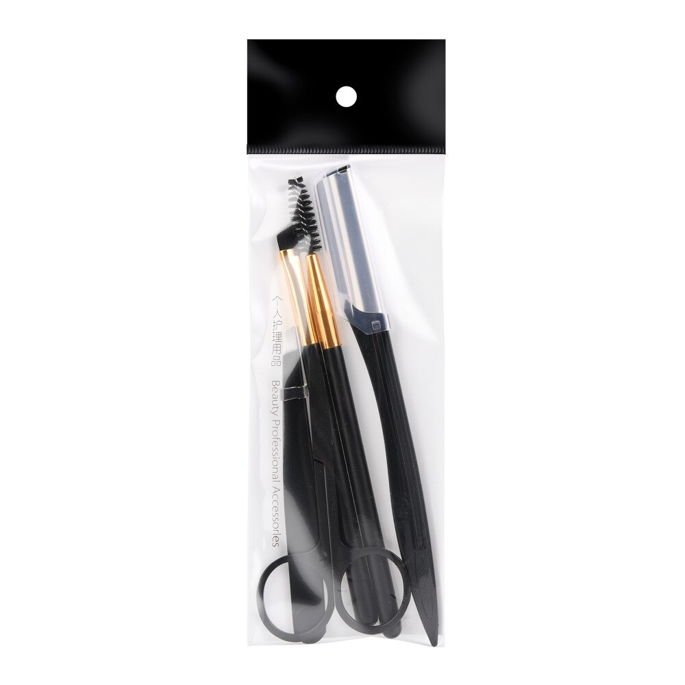 Wenkbrauw Trimmer Set Opvouwbare Wenkbrauw Trimmen Set Wenkbrauw Pincet Voor Vrouwen Wenkbrauw Scheermes Makeup Tools Voor Wenkbrauwen