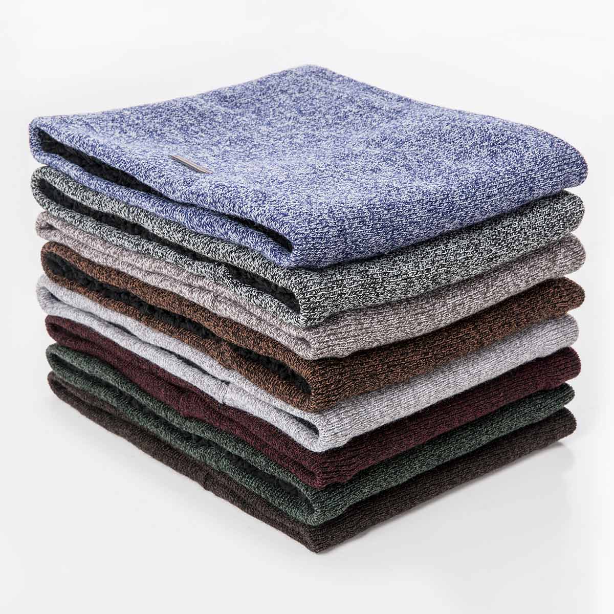 Winter Scarf men Ring Scarf Knitted Winter warm Scarves for Women Soft Elastic Neck Scarves Thick Plus velvet Scarf