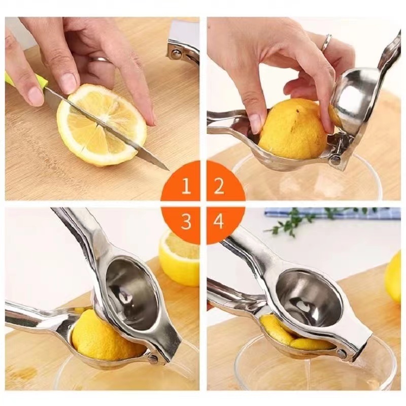 Citroenpers Rvs Handleiding Citrus Citroenpers Lime Squeezer Druk Citruspers Hand Squeezer Keuken Accessoires