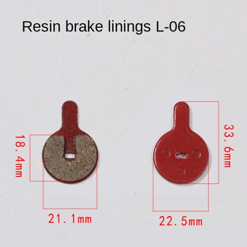 2 Paare (4 stücke) MTB Fahrrad Hydraulische Scheiben Bremsbeläge halb-metallisch Fahrrad Bremse Für SHIMANO SRAM eifrig HAYES Radfahren Fahrrad Teil: L-6