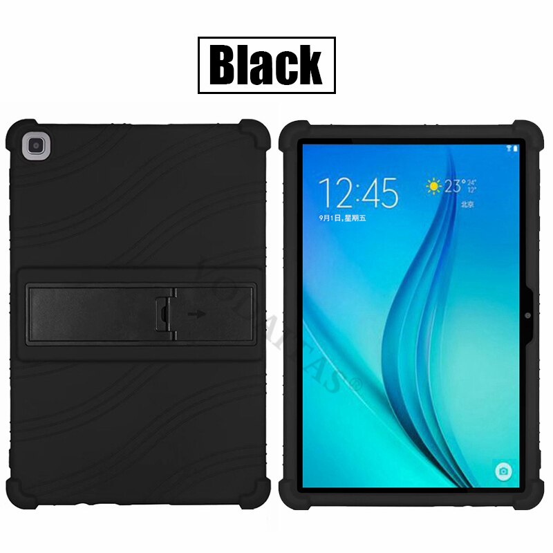 Nowe etui do Huawei Matepad T10S 2020 10.1 cal Case AGS3-L09/AGS3-W09 MatePad T10 10.1 dzieci case stojak silikonowy odporny na wstrząsy okładka: Black / Matepad T10S 2020