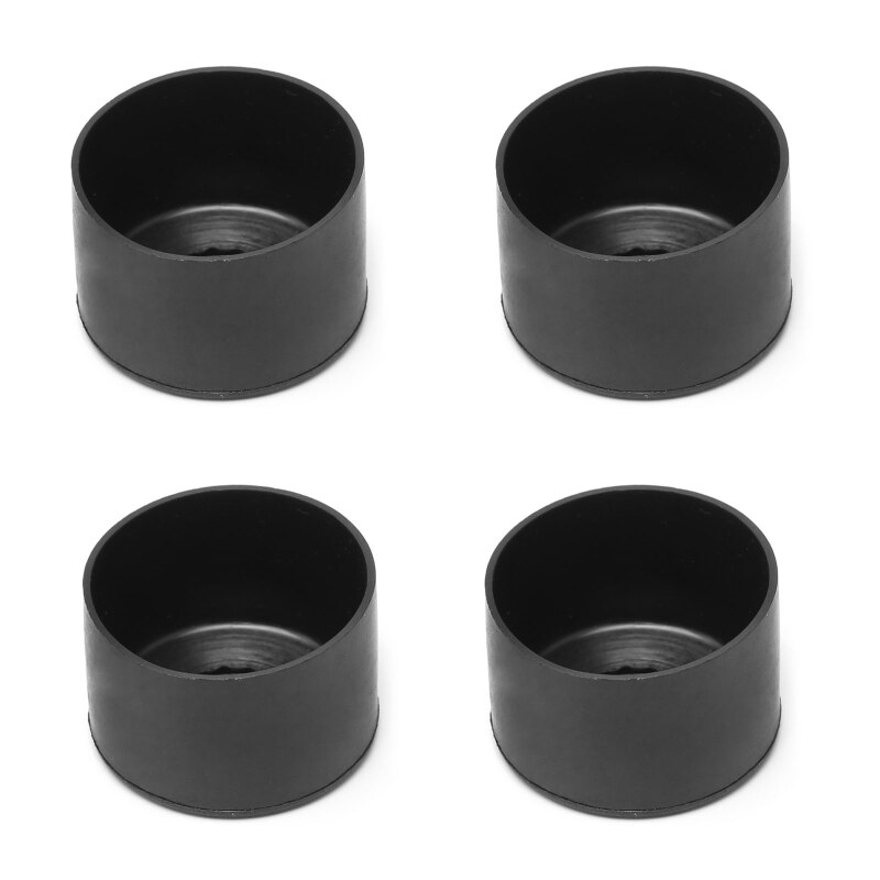 4 tapones protectores de goma para muebles, casquillo de silla antiarañazos: 40x30mm
