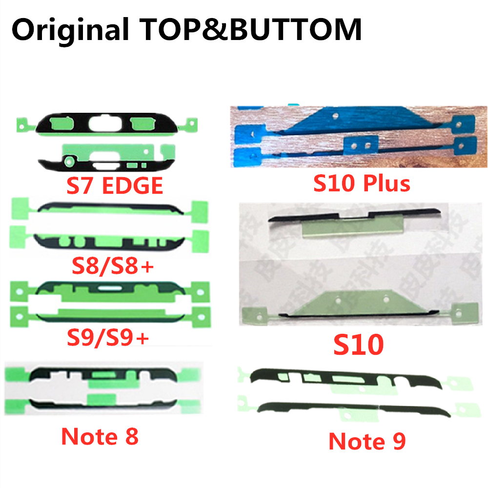 2SETS Pre-cut Frame Adhesive Tape for Samsung Galaxy S7 EDGE S8 S9 S10 S10E PLUS NOTE 5 8 9 10 PLUS Double-sided
