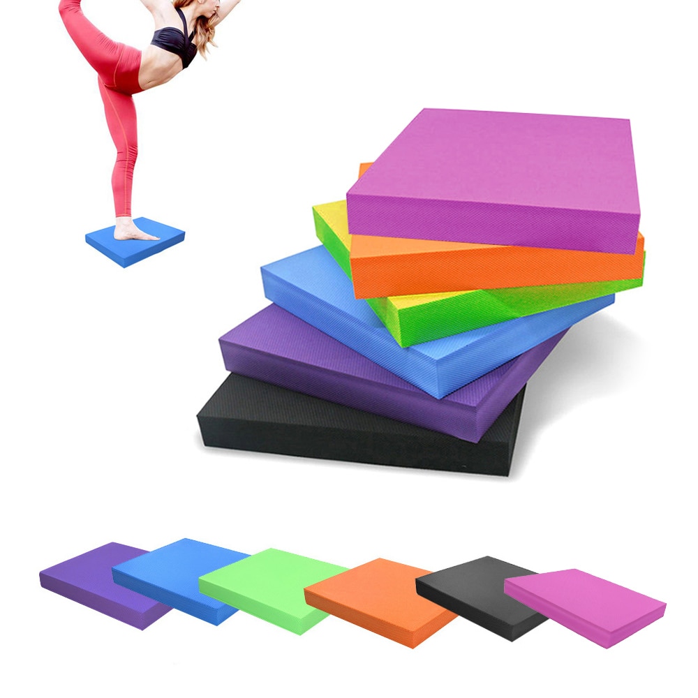 50*40*6cm Soft Balance Pad Yoga Mat Pad Foam Balance Board Stability Cushion Exercise Trainer Foam Gymnastics Balance Pad