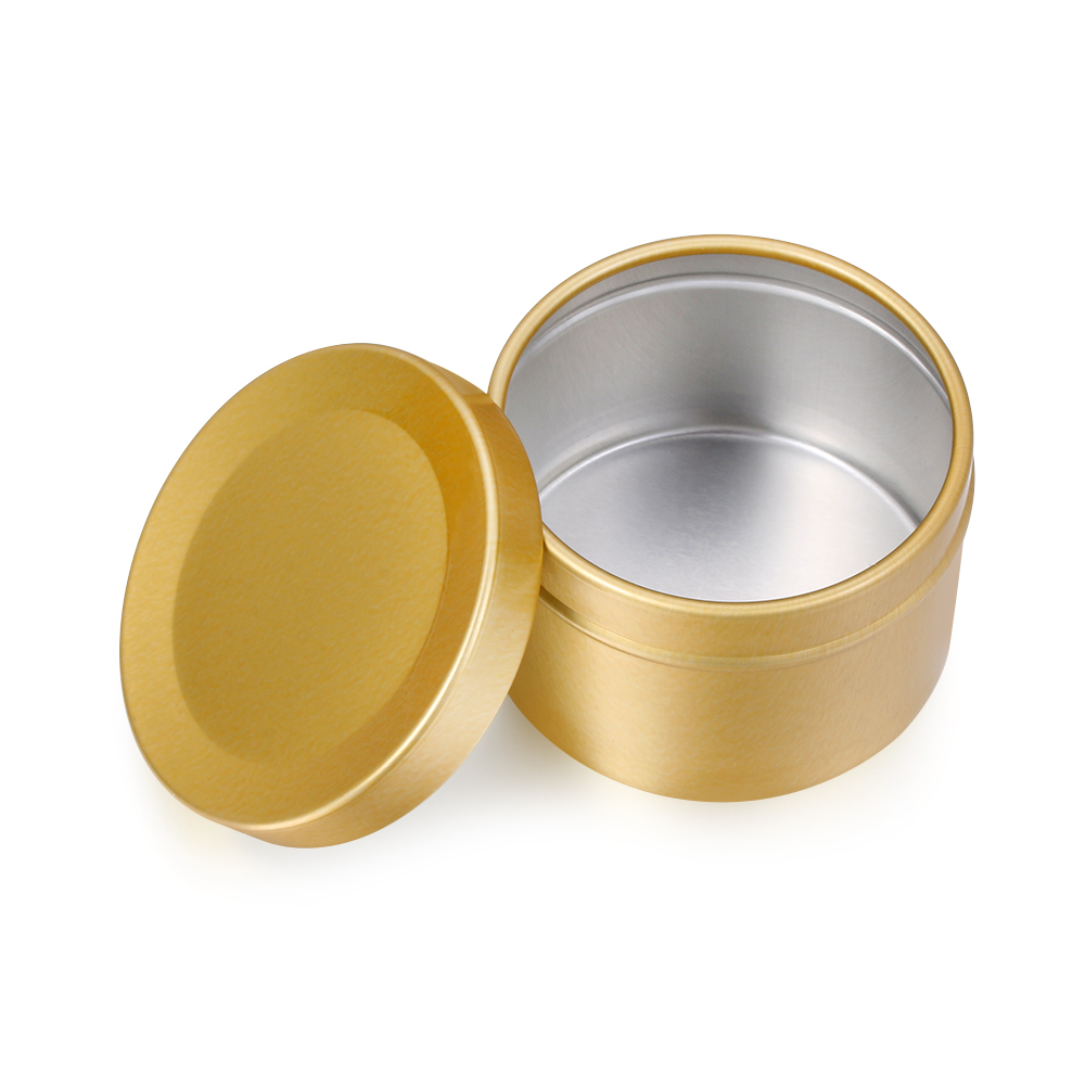 1PC Mini Biscuits Can Cookies Jar Tin Tea Candy Storage Box Round Metal Makeup Case Wedding Party Favor Organizer Container 50ml