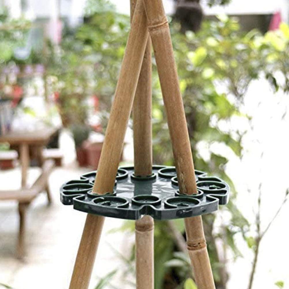 6PCS Wigwam Cane Grips Bamboo Plant Sticks Holder Vine Plant Holder For Climbing Plants Beans Sweet Pea Garden Tools Accessories