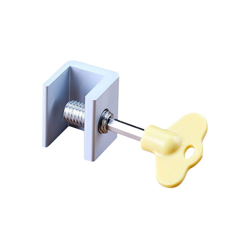 Aluminum Window Stopper Lock Door Frame Security Locks Adjustable Sliding Window Locks with Key Patio Door Lock: One hole stopper