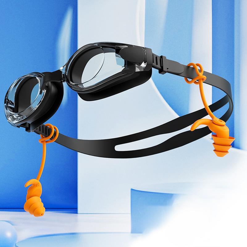 Tapones para los oídos de silicona para nadar, tapones para los oídos para nadar con reducción de ruido, tapones para los oídos de agua reutilizables con cordón, tapones para los oídos para dormir, nadar