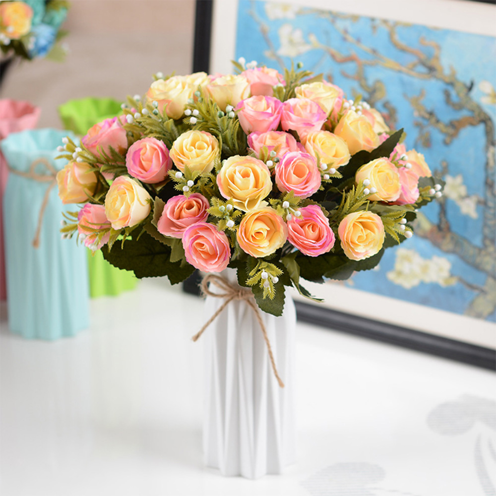 Vase à fleurs en plastique | Origami géométrique nordique pour fleurs, Vases pour maisons, Arrangement de plantes, Pot de fleurs, décoration de la maison, Pot de fleurs