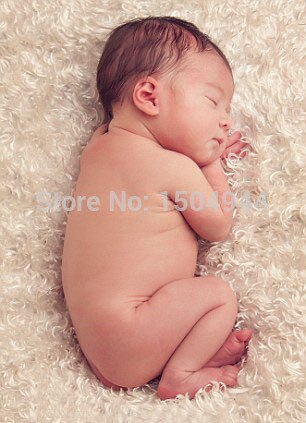 (150*100cm) Short Pile Fabric Blanket Basket Stuffer Basket Filler Newborn photography props