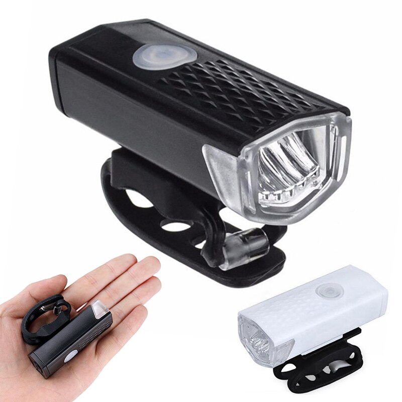 Fiets Licht 3 Modes 300 Lumen Led Voor Fiets Licht Usb Oplaadbare Front Light Lamp Koplamp Fietsen Licht Fiets Accessoires