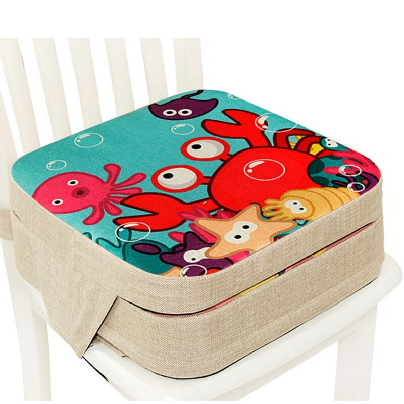 2 uds bebé cojín para silla de comedor niños mayor cojín de la silla ajustable silla Silla de cojín de asiento silla para bebé