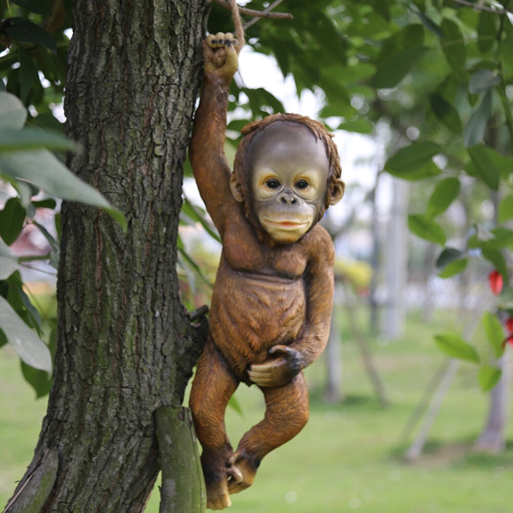 Ornaments Garden Dec Monkey Resin Simulation Outdoor Decoration Statue