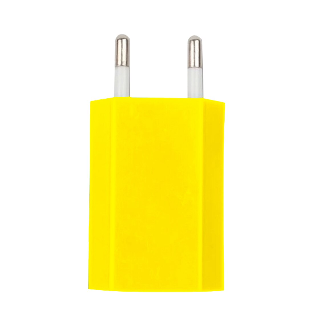 Etmakit Reise EU Stecker USB Wand Ladegerät Reise Hause AC Adapter für iPhone 5s 6s 7 Plus für samsung S5 S6 S7 Telefon Ladegerät: Gelb