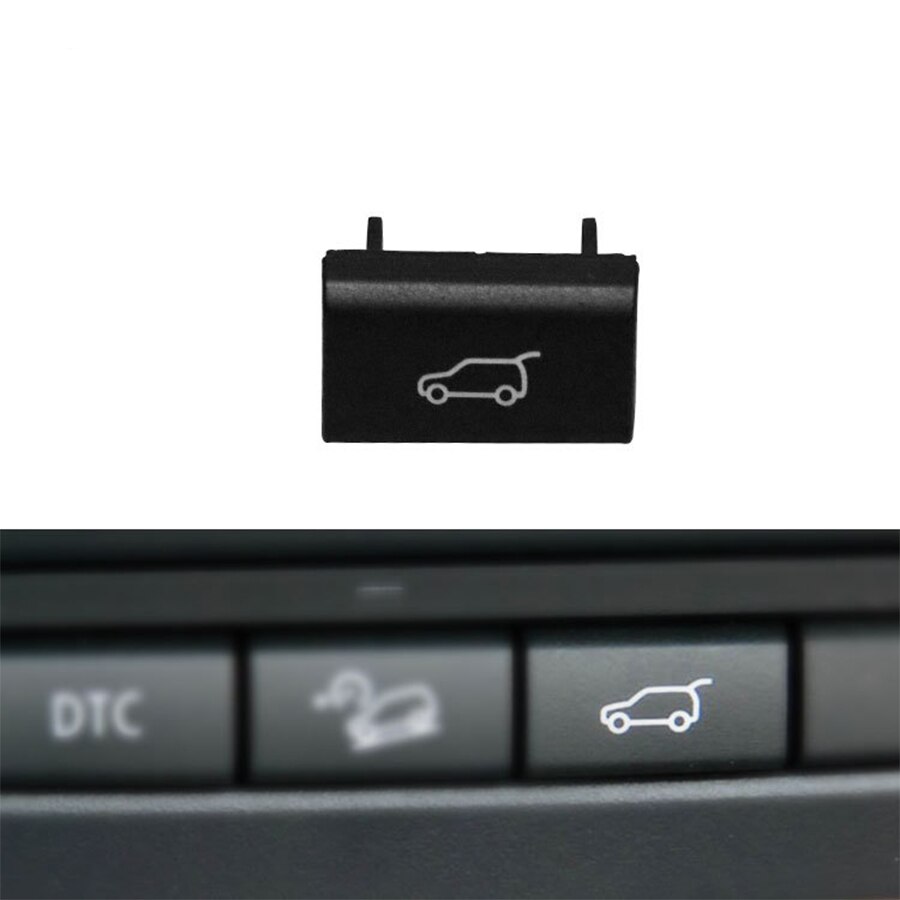 Black Car Trunk Box Unlock Switch Button For BMW X5 X6 E70 E71 Control Trunk Unlock Switch Button 61318375580