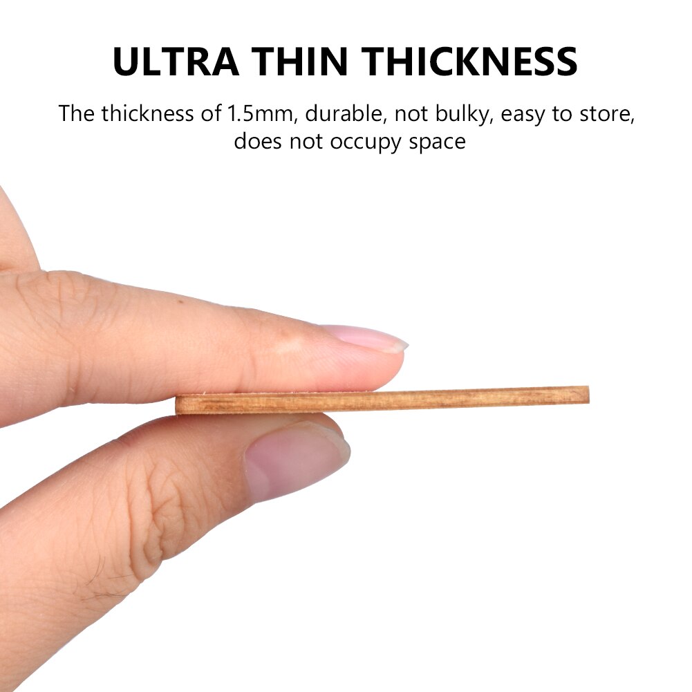 50/100pcs Round Pack Wooden 2cm 3cm 4cm 5cm Circles Natural Discs Blank Signs Crafts Wedding Party Label Hang Tag Cards