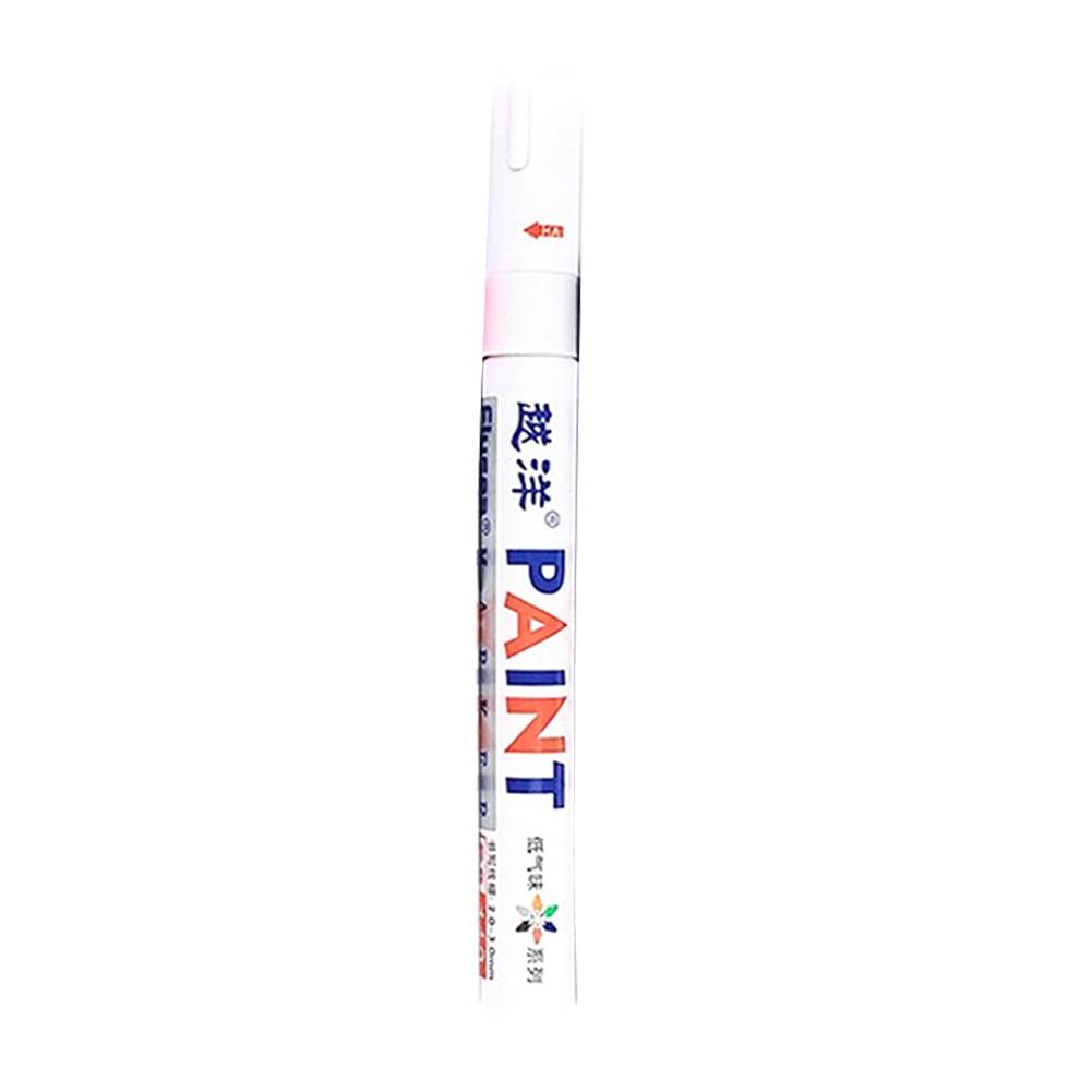 5 farbe Wasserdichte Auto Reifen Reifen Malen Marker Kuli Reifen Wasser Basierend Prämie Füllen Farbe Stift dauerhaft Farbe Marker Graffti fettige: Weiß