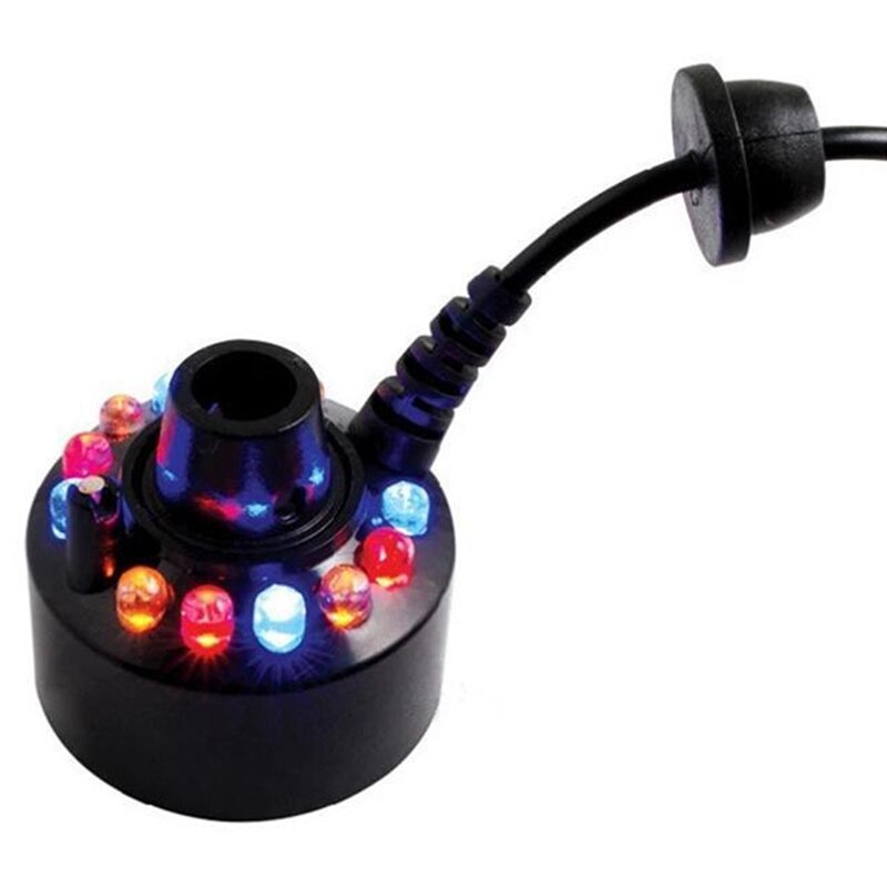 12 Led Industrial incubadora humidificador estanque atomizador aire Udifiermih DC 24V Fabricante de la niebla nebulizador fuente de agua