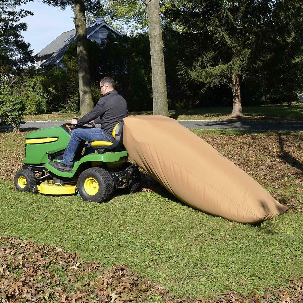 Foldable Lawn Leaves Bag Garden Lawn Tractor Leaf Bag Grass Catcher Bag Lawn Mower Bag With Chute Kit