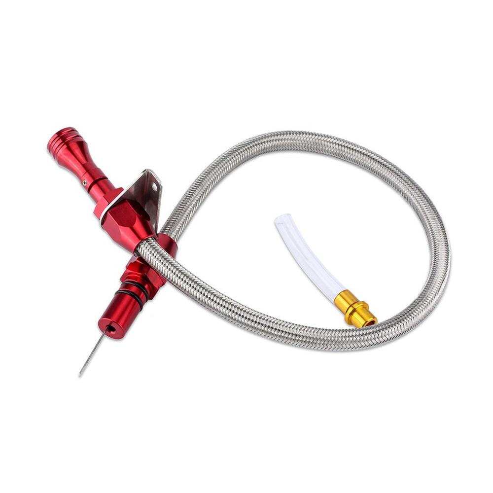 Auto Modification Parts Universal Dipstick Stainless Steel Measuring Oil Gearbox Oil Dipstick 530mm Dipstick