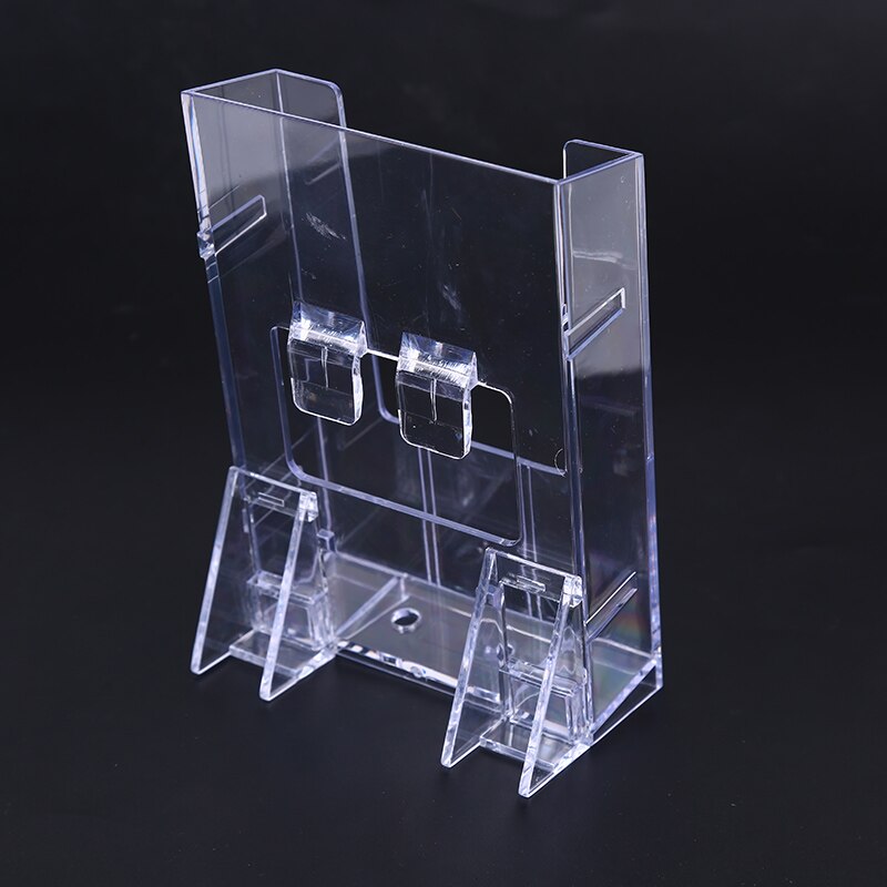 Clear Acrylic Business Card Holder Brochure Office Credit Stand Men Card Pamphlet Transparent Display Bank Desk Hold 1PCS