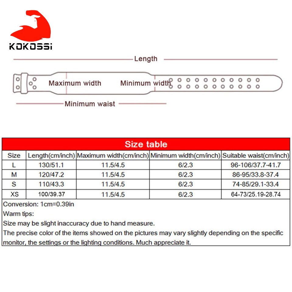 KoKossi Weightlifting Belt Gym Waist Belt Powerlifting Training Waist Protector Lumbar Protection Belt Barbell Fitness Gym Belt