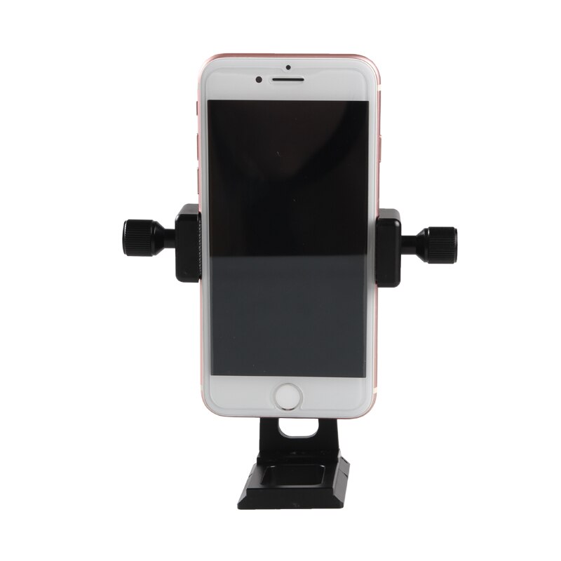 Adjustable Tripod Mount Adapter Vertical 360 Rotation Phone Clipper Stand for iPhone X 8 7 Huawei Samsung