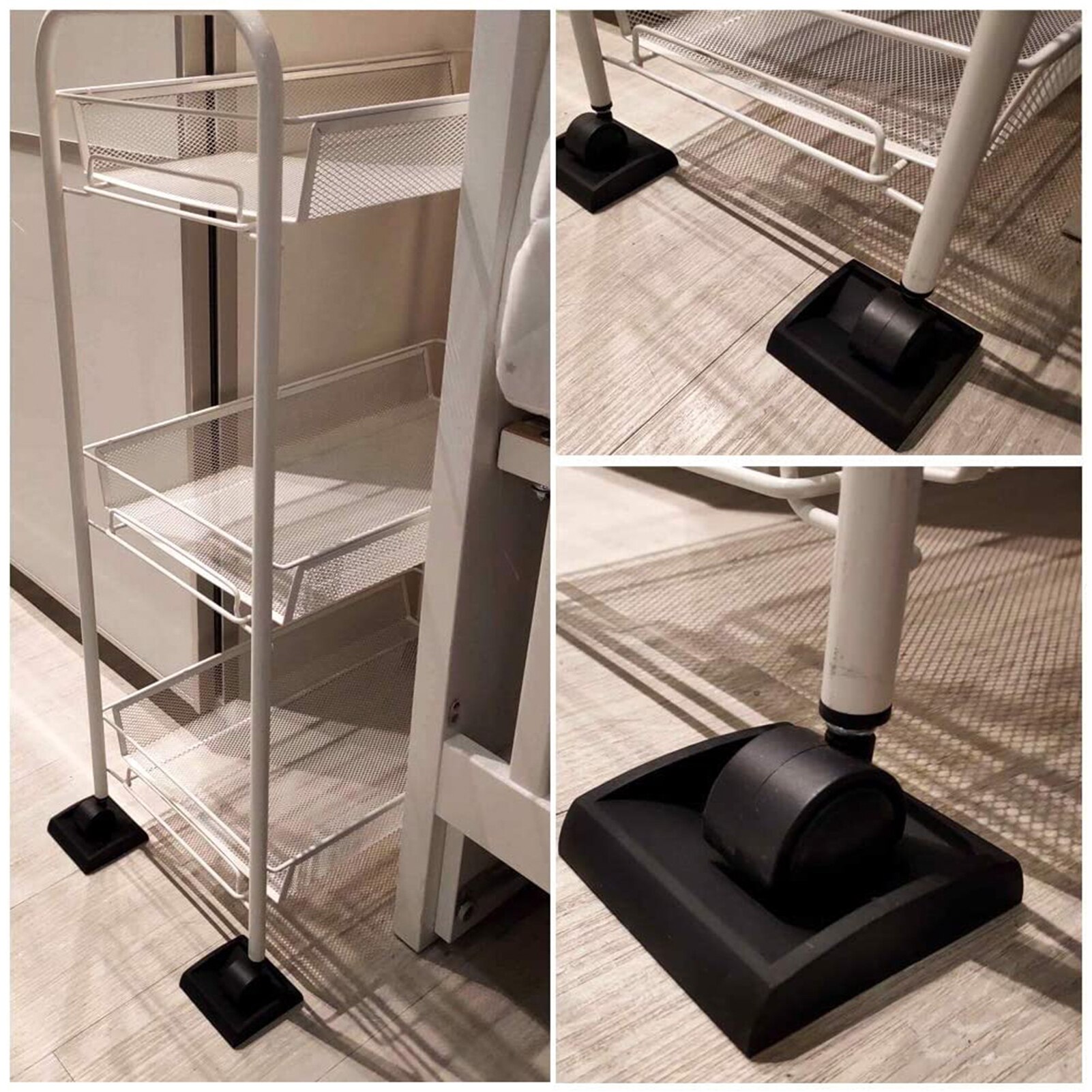 Wiel Stoppers Premium Siliconen Wielen Meubels Wiel Cups Slaapbank Stoelen Gemaakt Van Massief Siliconen Voorkomt Krassen 4Pcs