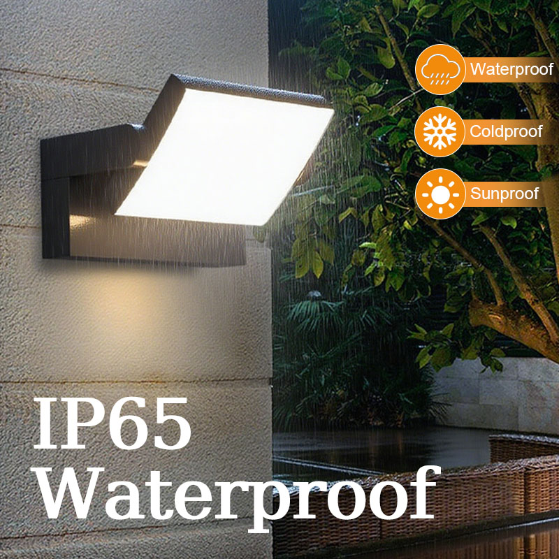 LED buitenwandlamp 24W IP65 waterdichte bewegingssensor wandlamp modern binnenhuis balkon veranda tuindecoratie verlichting