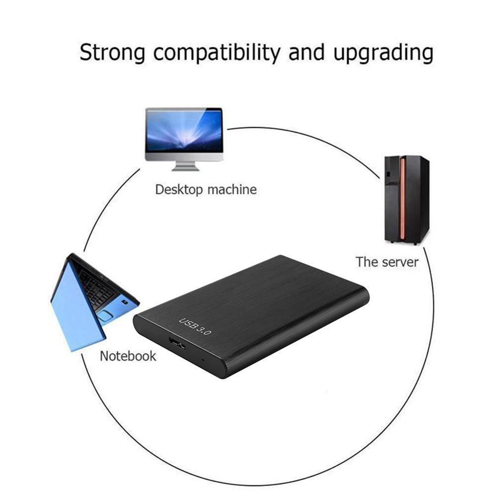 Usb3.0 sata gabinete de disco rígido 2 tb portátil desktop externo de alta velocidade portátil portátil unidade portátil ultra dispositivos armazenamento fino rígido q4h3