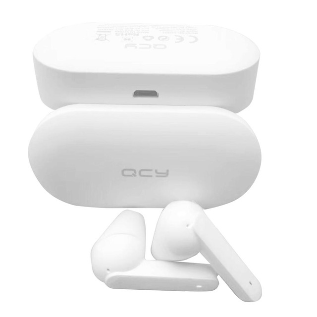 Xiaomi Mijia T3 Touch Control Wireless Earphones with Dual Mic Bluetooth V5.0 Sports Headphones 3D Stereo Headset For All Phones: White