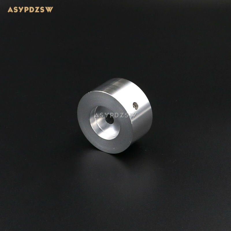 1 PCS Chamfer style Full aluminum silver 38*22 DAC/Amplifier solid Volume potentiometer knob