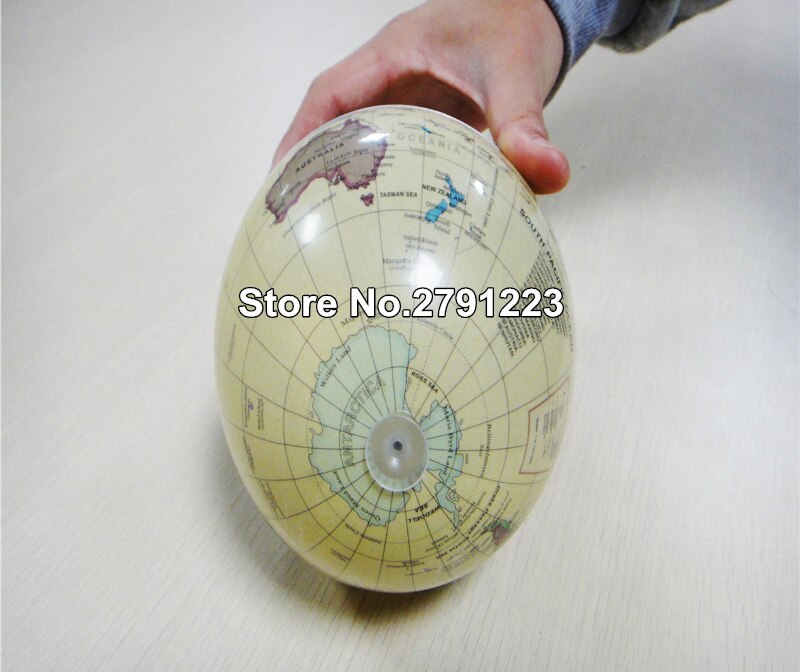 Solar Light Powered Tellurion Auto Rotation Spinning Earth Globe Model Invisible Base Geography Science Toys
