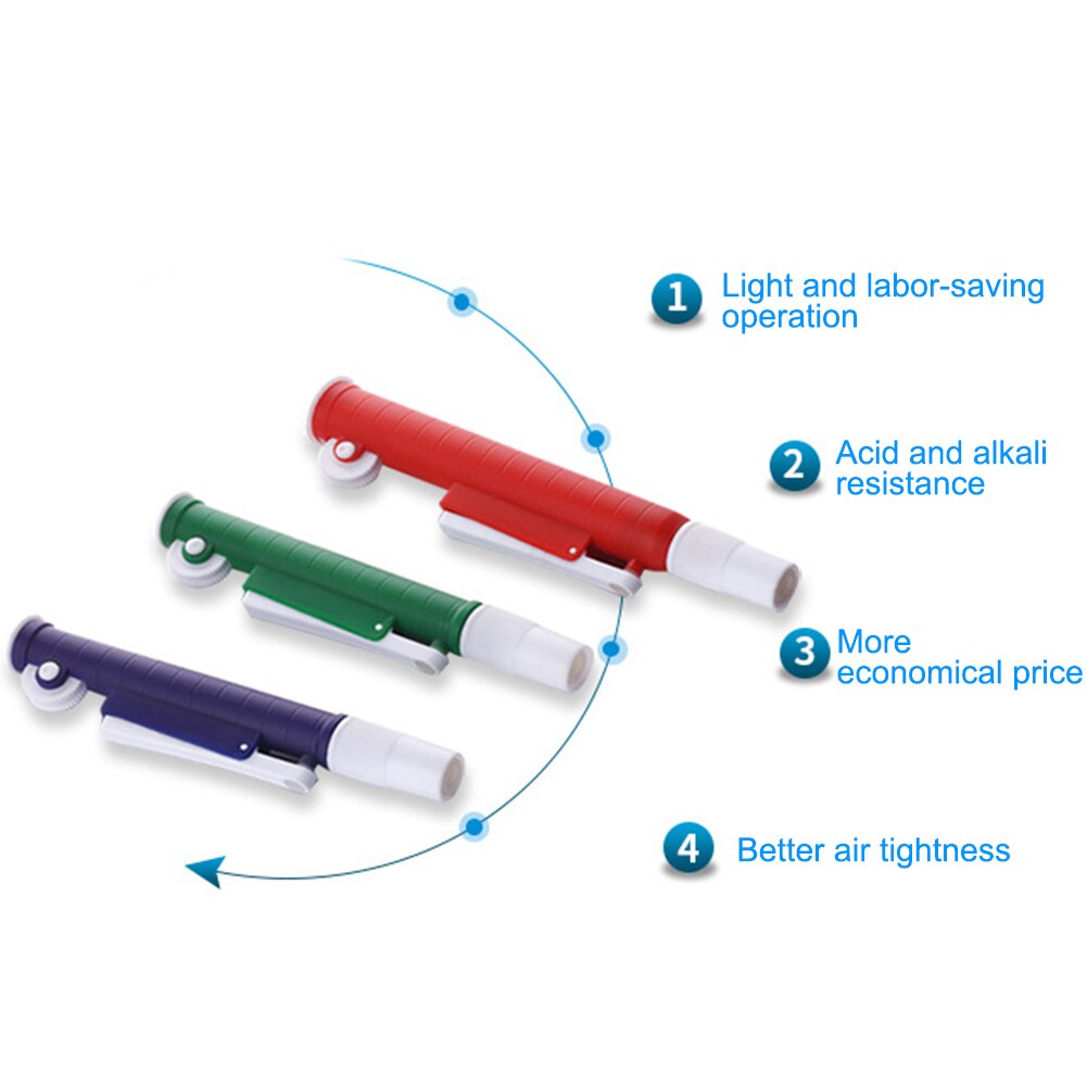 Pipettor Single Channel Volume Micro Pipettes Lab Transfer Pipettes for Lab 2ml 10ml 25ml --M25