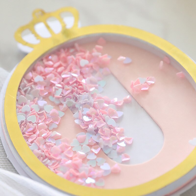 Glitter Cake Decoration Insert Sequins Paper Cake Toppers Happy Birthday Baby Shower Wedding Anniversary Party Cupcake Decor