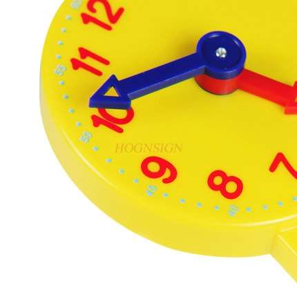 Children&#39;s clock model clock face model students use three-pin linkage primary school mathematics teaching aids