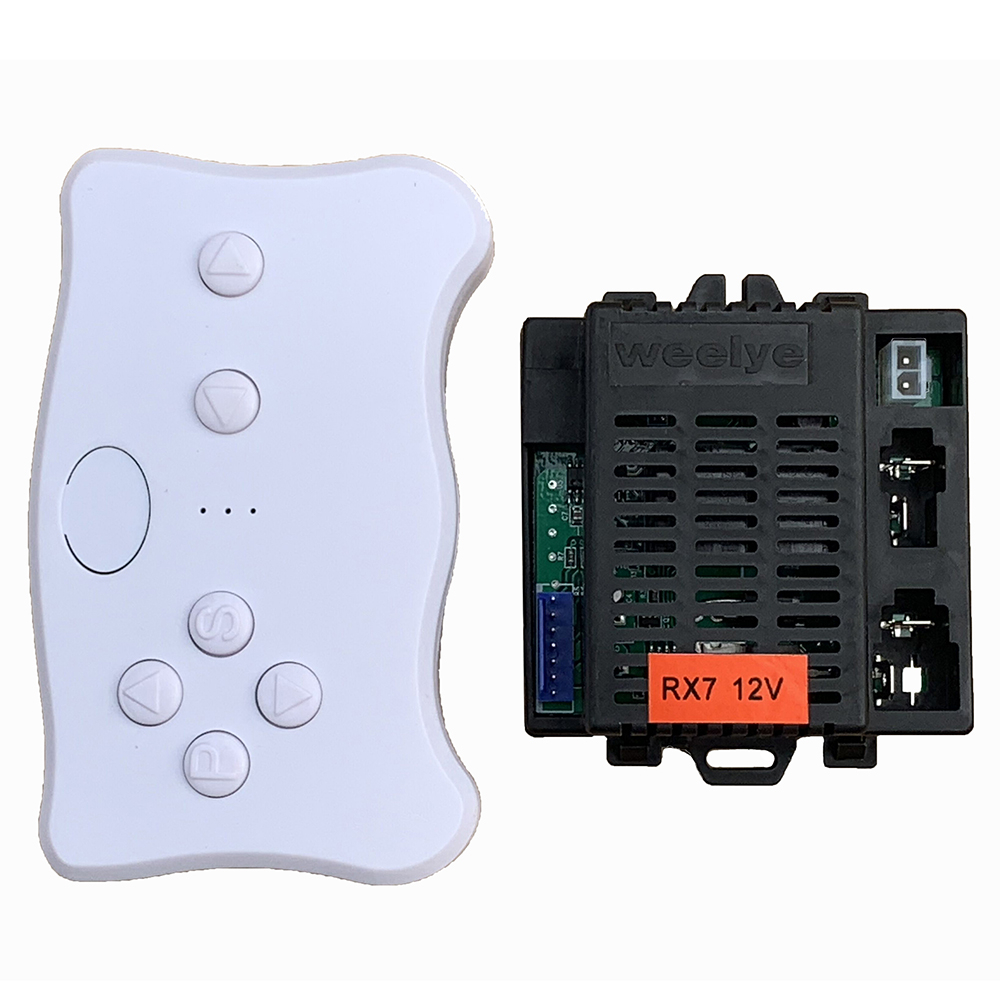 RX7 12V weelye 2.4G Bluetooth Remote Control and Receiver (Optional) for Kids Powered Ride on Car Replacement Parts: GRAY