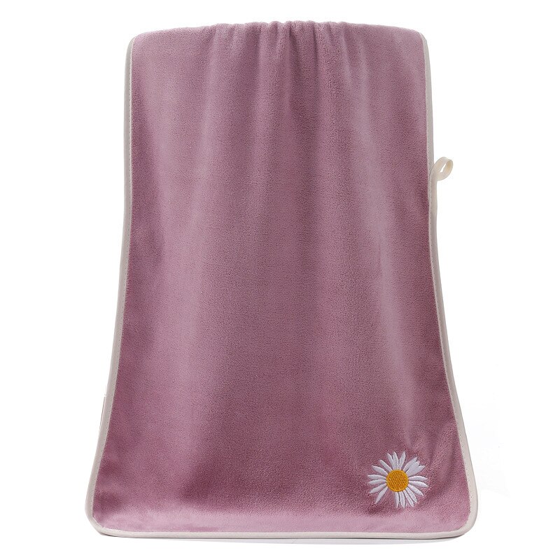 Super Absorbent Towel Thick Microfiber Cleaning Cloth Multipurpose Soft Printed Towel For Home Kitchen Car Face Wash Towel: Purple