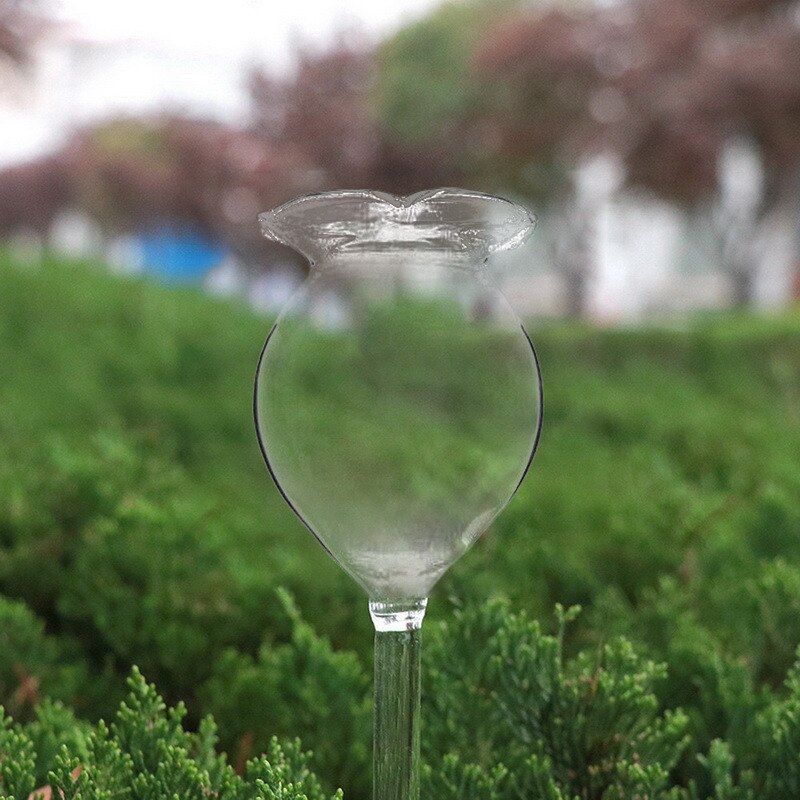 Cristal de agua para plantas autoriego de agua para plantas er, planta de vidrio portátil, flores, alimentador de agua, decoración de autoriego, latas de agua: Rose Flower