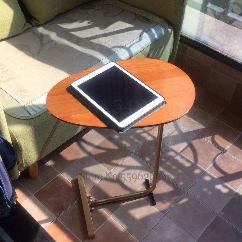 Kreative Minimalistischen Eisen Sofa Ecke Tisch Abnehmbare Massivholz Nachttisch Ecke Tisch Wohnzimmer Mini Kaffee Tisch: Funken Fy 4